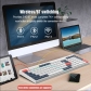 BK100 2.4G Wireless / Bluetooth Silent Keyboard Mouse Combo for Tablet Laptop Mobile Desktop Office Keyboard